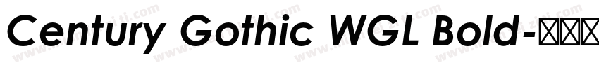 Century Gothic WGL Bold字体转换